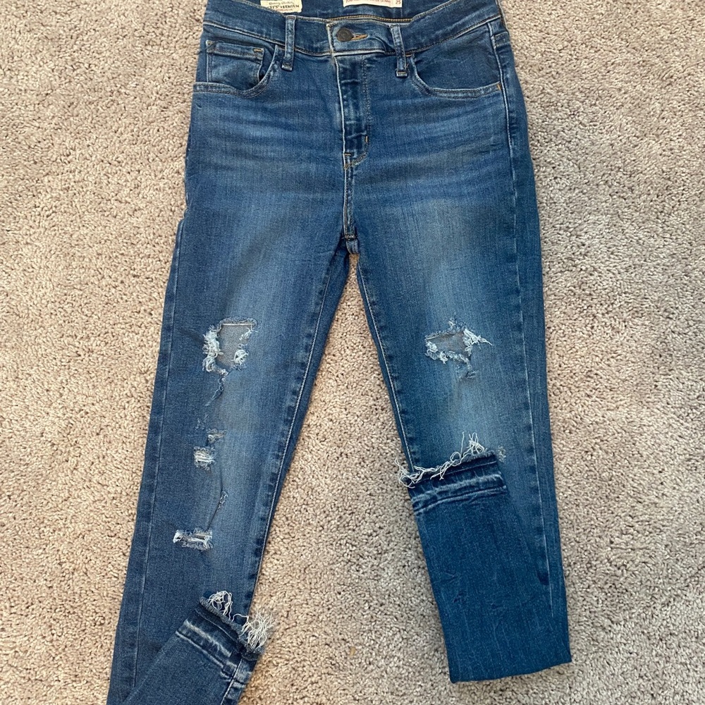 Levi’s Premium High Rise Super Skinny Jeans